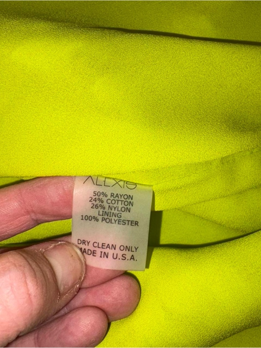 Alexis Neon Lime Lace Cap-Sleeve Top - Picture 7 of 8